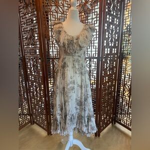 Ralph Lauren denim and supply Floral Ruffle Maxi Dress